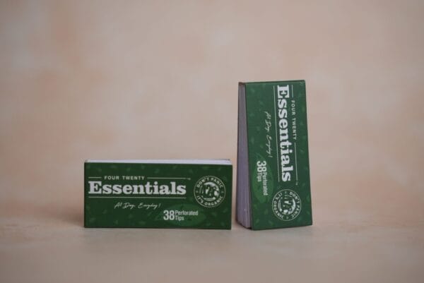 420 Essentials 38 Perforated Tips Book - Brown